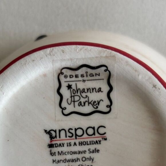 Johanna Parker Vintage Inspired 7"H Ceramic Snowman Candy Dish - Picture 5 of 5